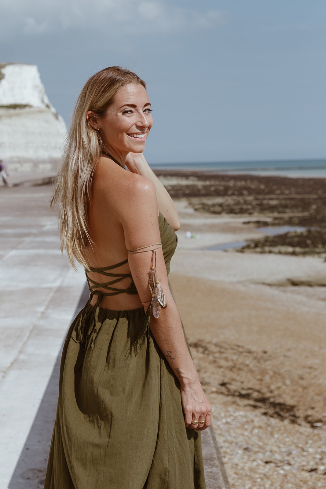 Aurora Dress Khaki Green