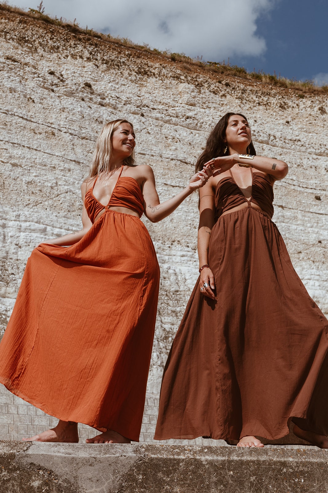 Wrap Dress Floaty Dress Wedding Guest Aurora Dress Brown BOHO Wrap Dress Floaty Dress Wedding Guest Aurora Dress Brown BOHO