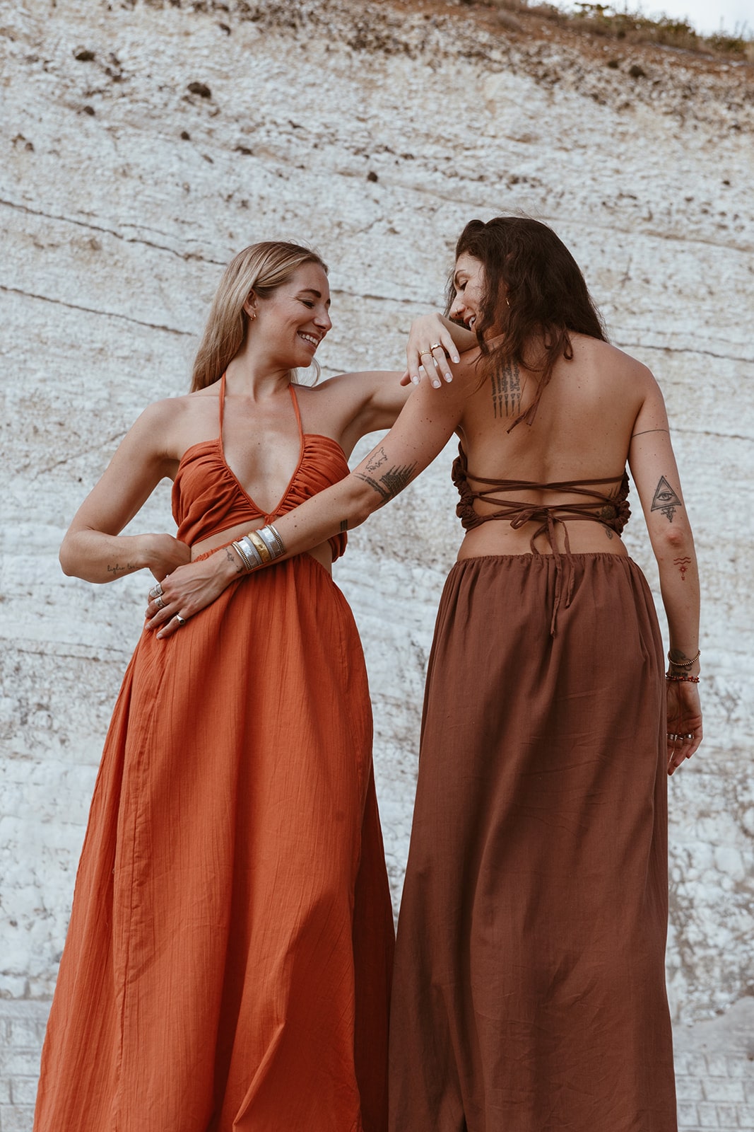 Aurora Dress Burnt Orange B.Y BOHO Aurora Dress Burnt Orange B.Y BOHO