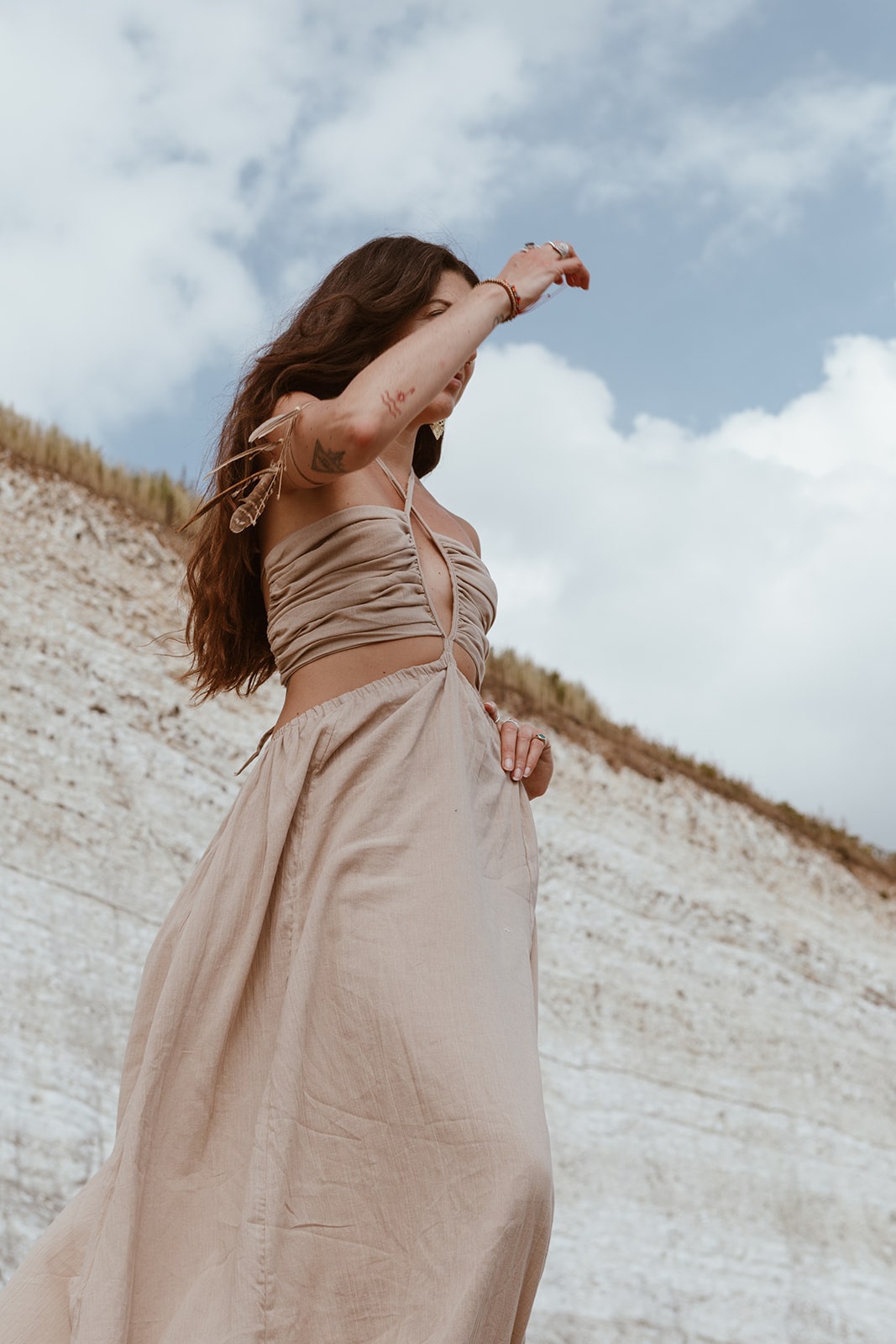 Aurora Dress Sand