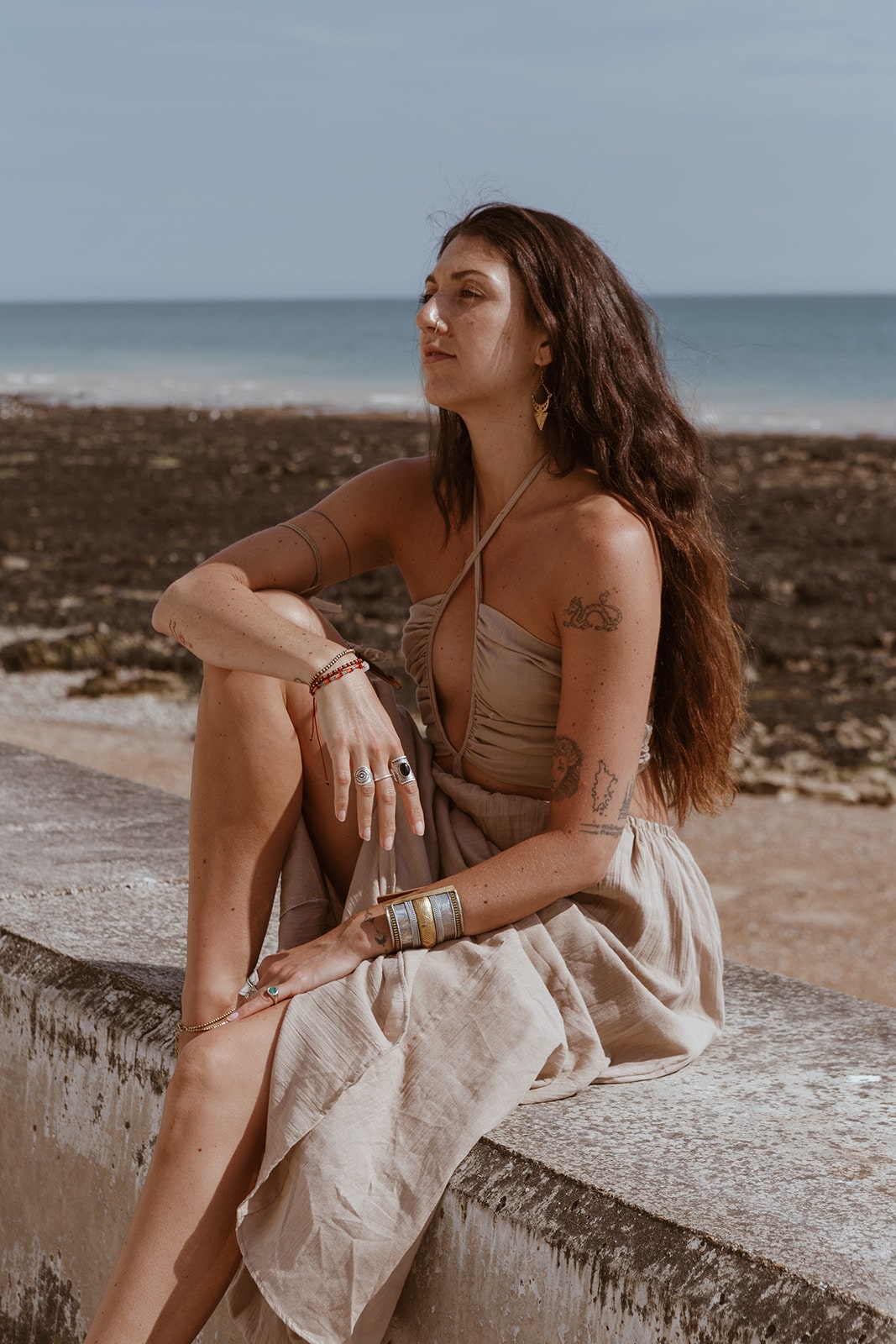 Aurora Dress Sand
