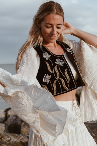 Dandelion Velvet Waistcoat