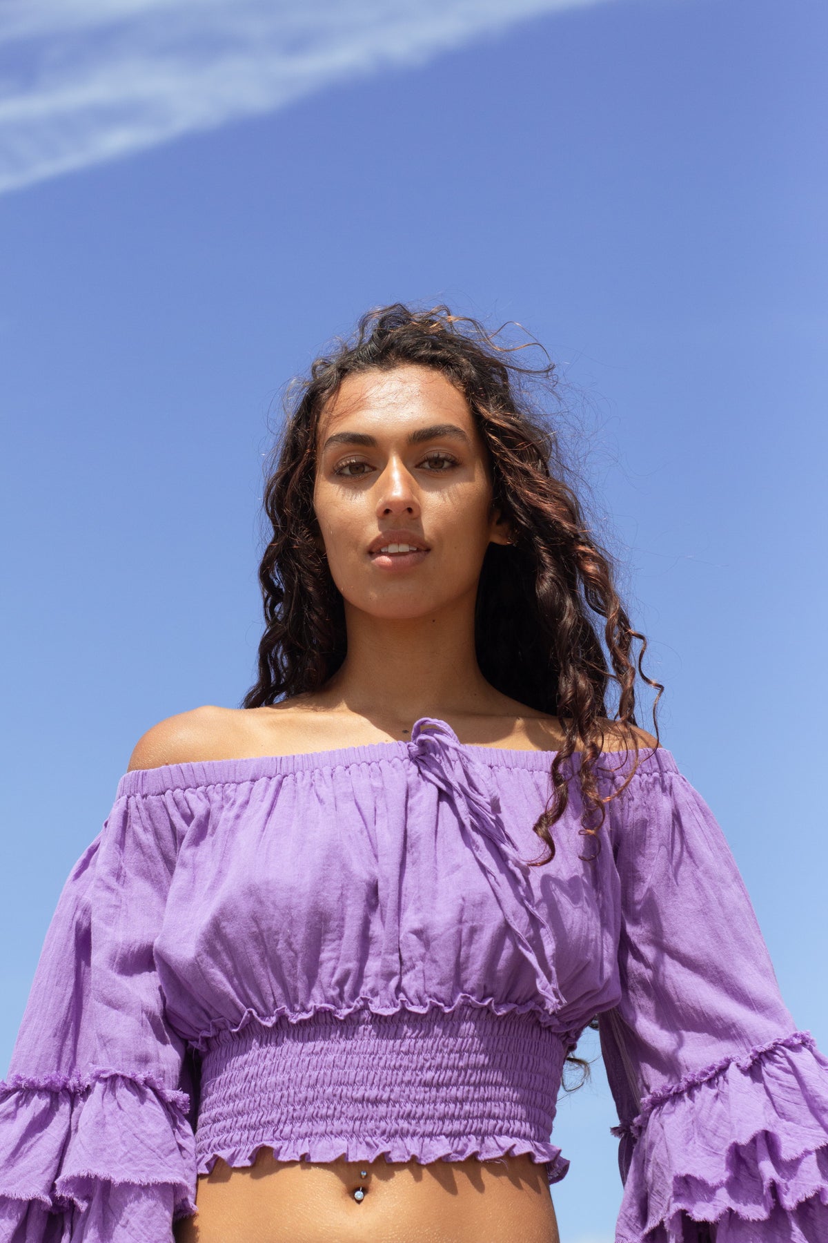Feather Top Purple