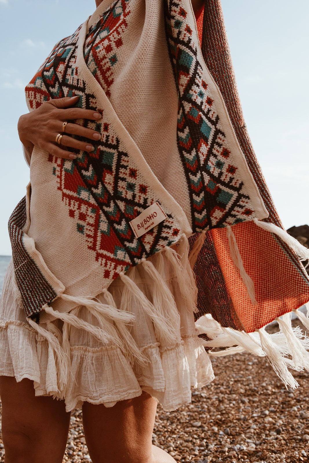 Dakota Poncho Natural