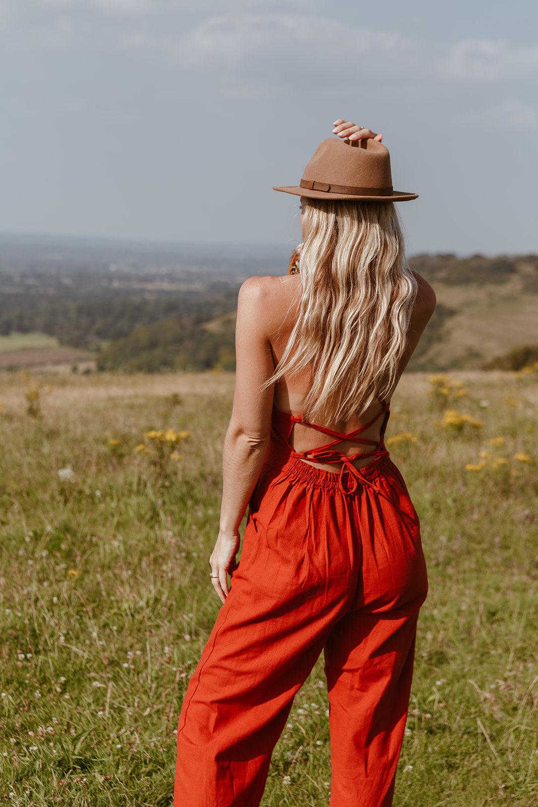 Cassie Jumpsuit Terracotta