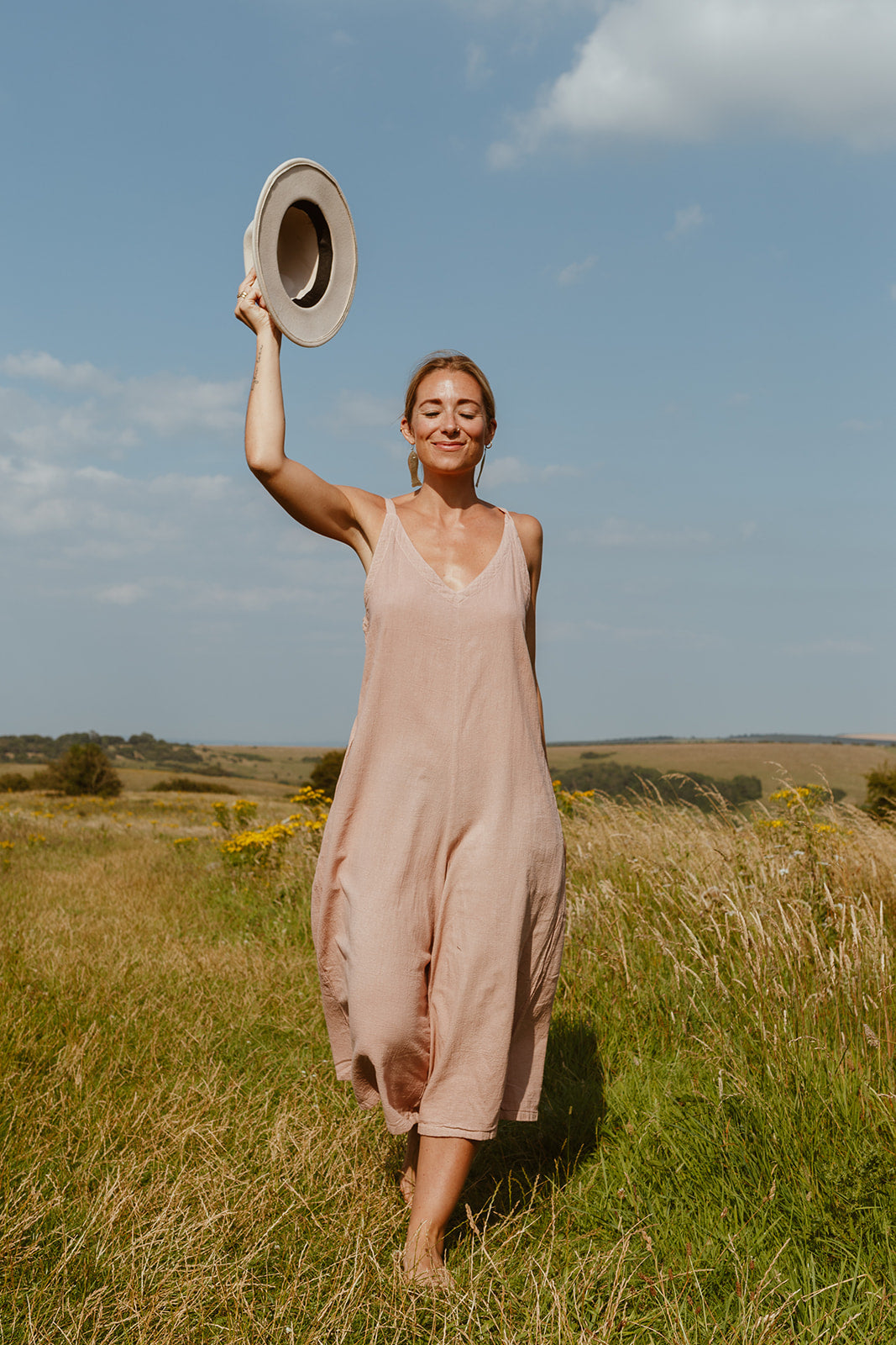 Bee Jumpsuit Pink