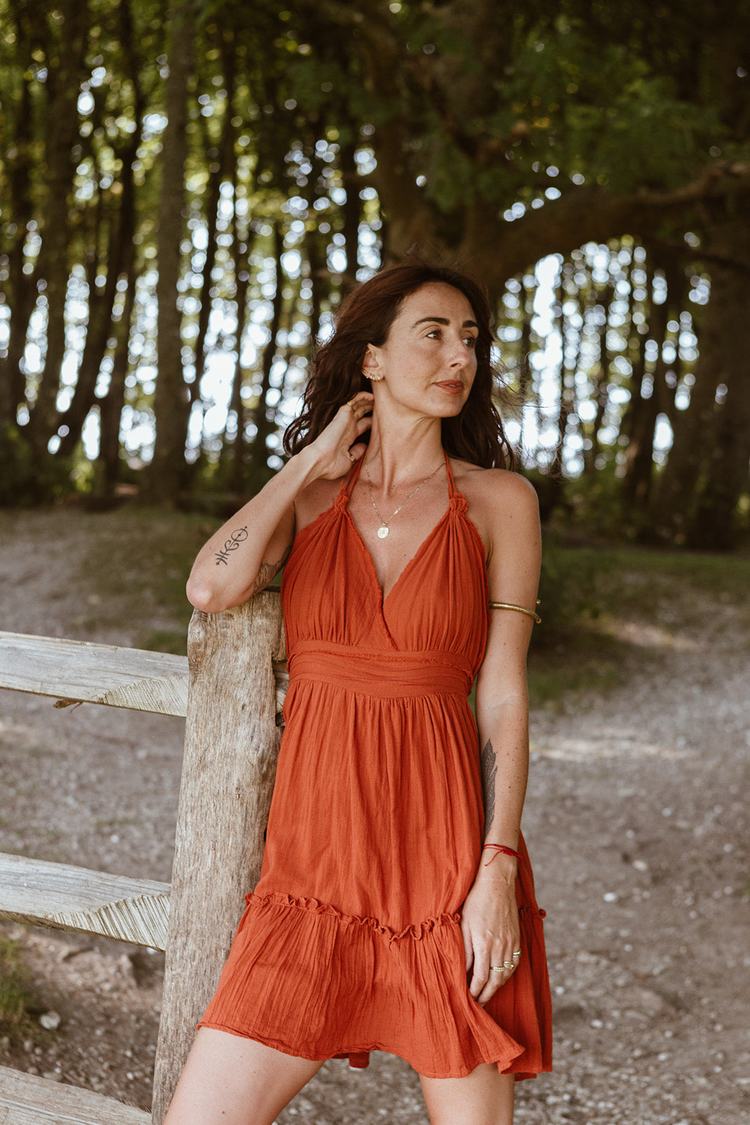 Azora Dress Terracotta
