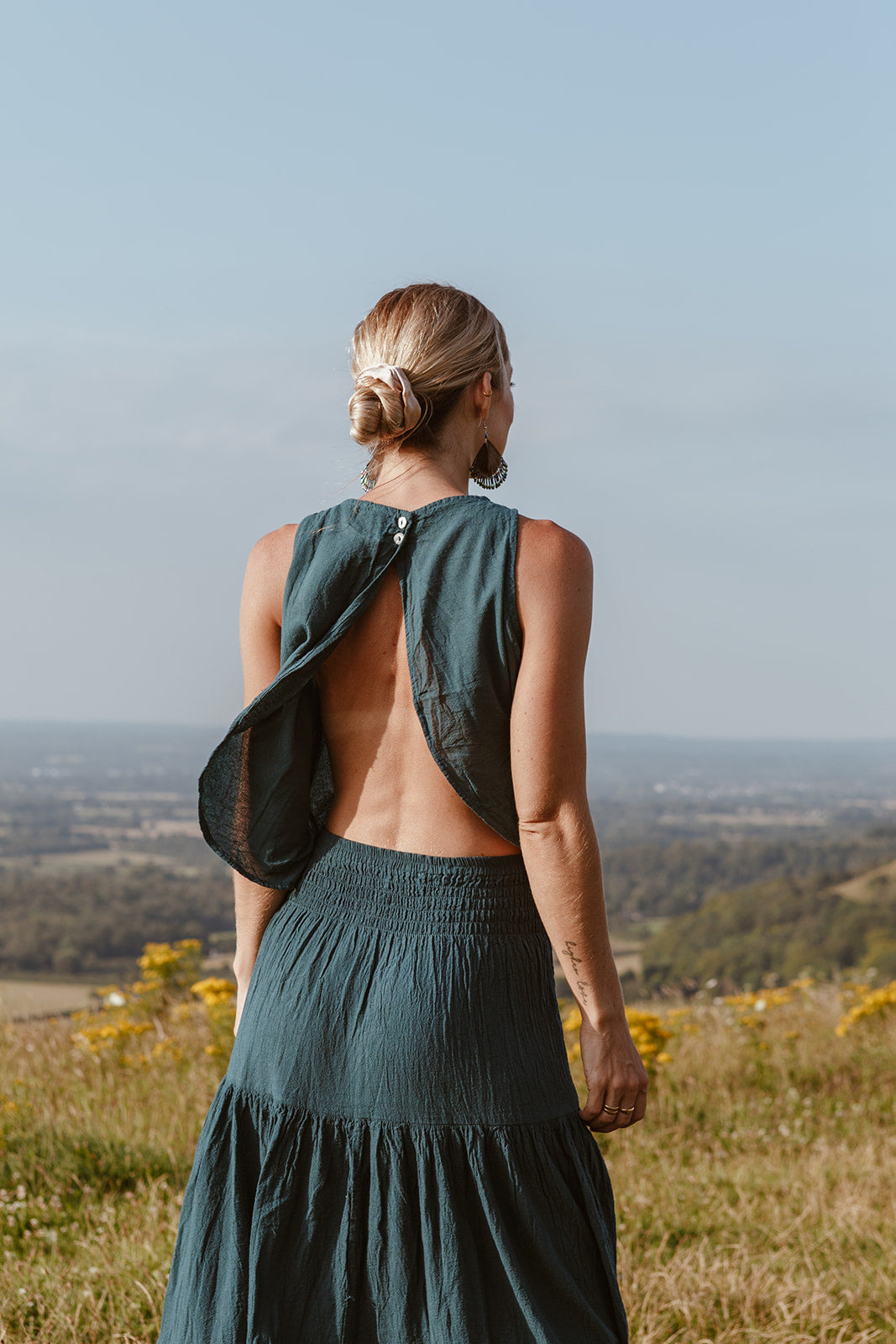 Chiara Skirt Indigo Sky