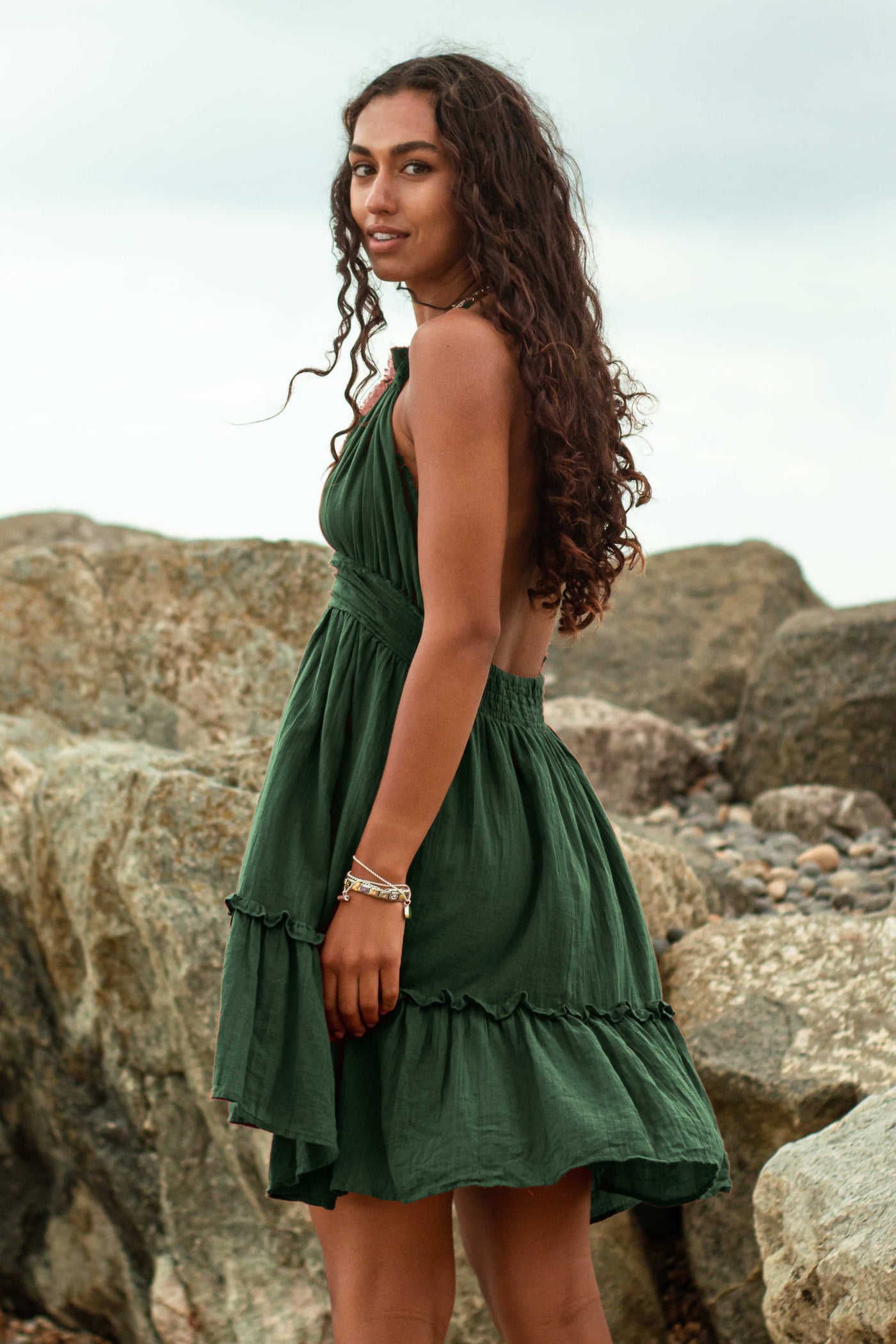 Azora Dress Forest Green Azora Dress Forest Green