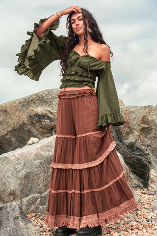 Leila Trousers Chestnut
