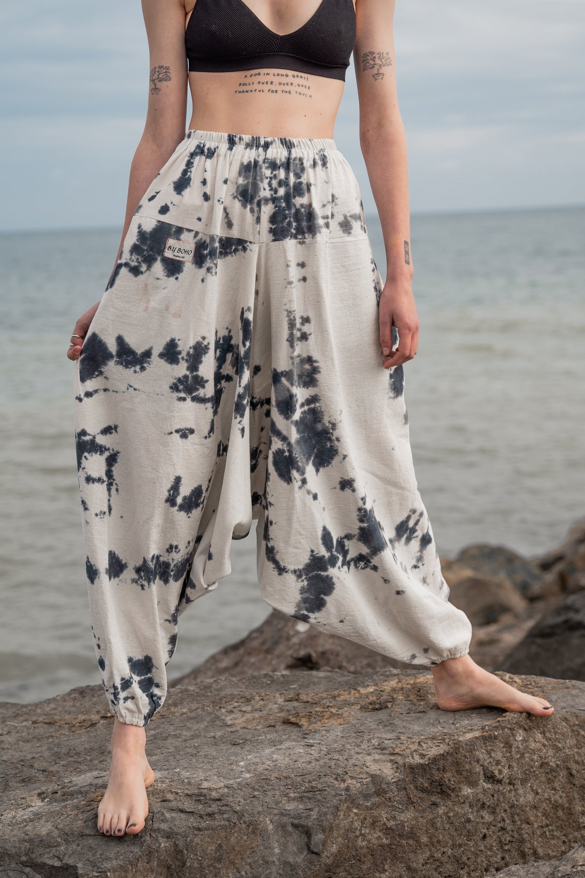 Sky Harem Trousers Cloudy