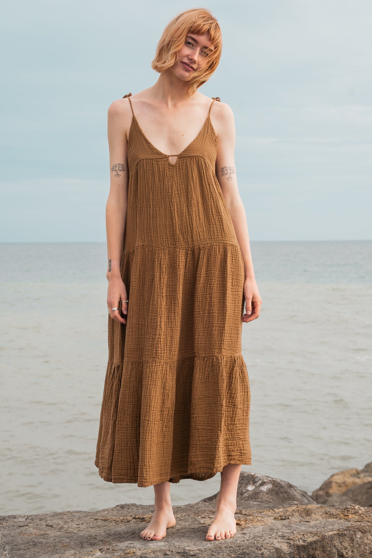 Thalia Dress Camel
