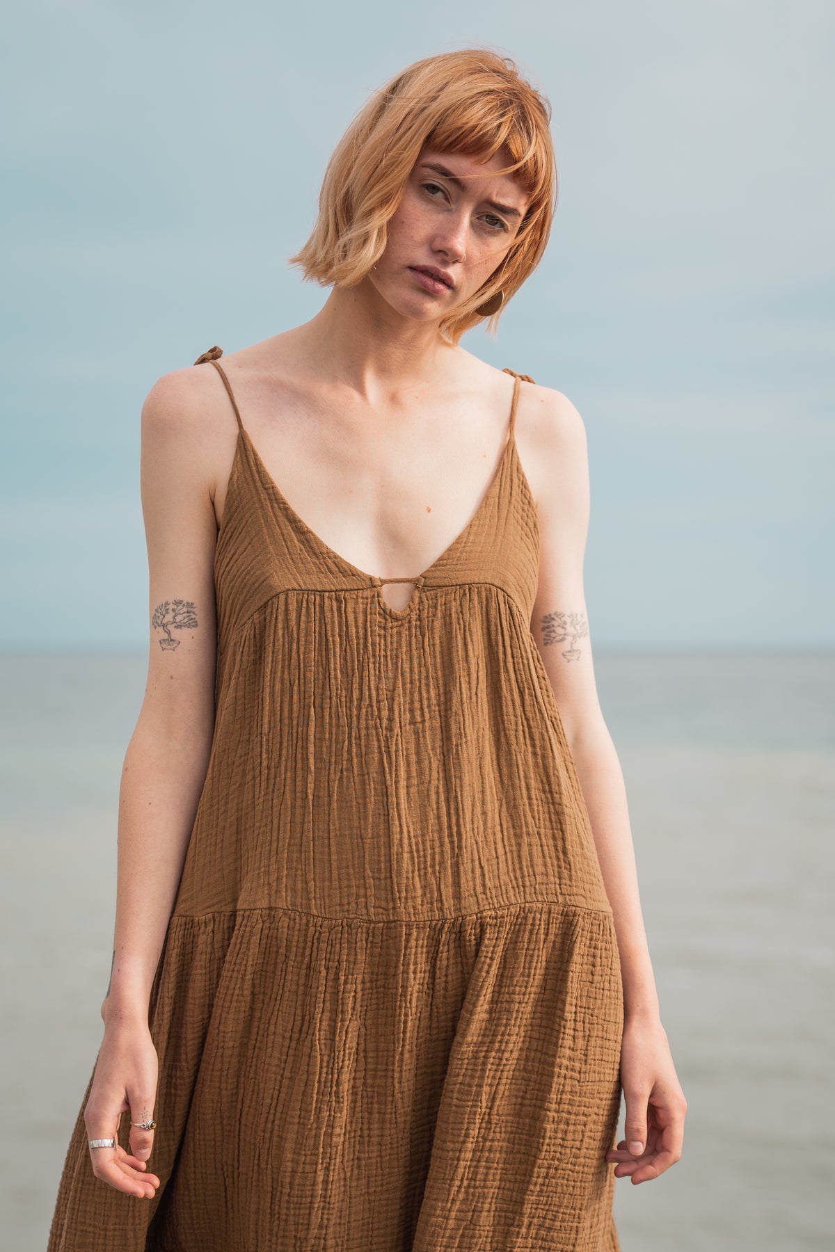 Thalia Dress Camel