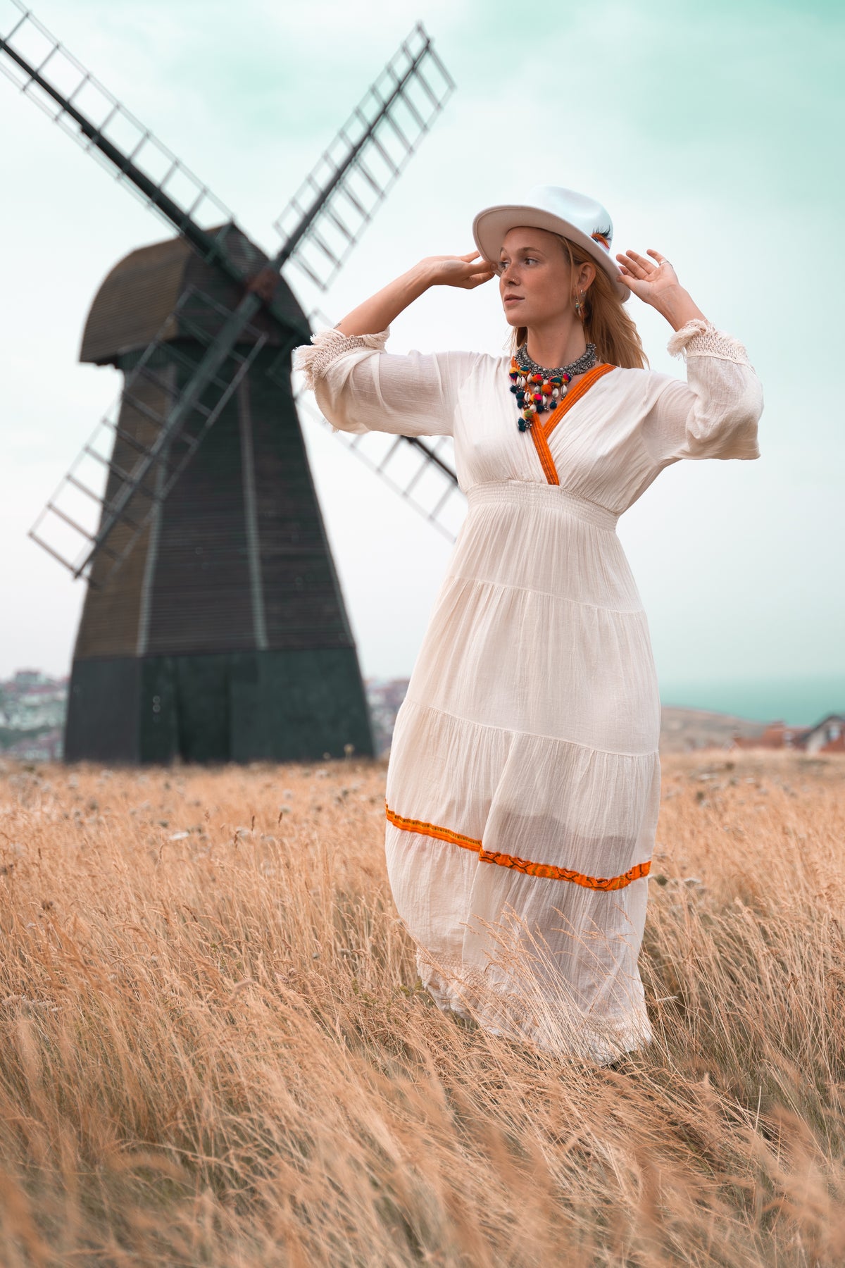 Delilah Dress Natural