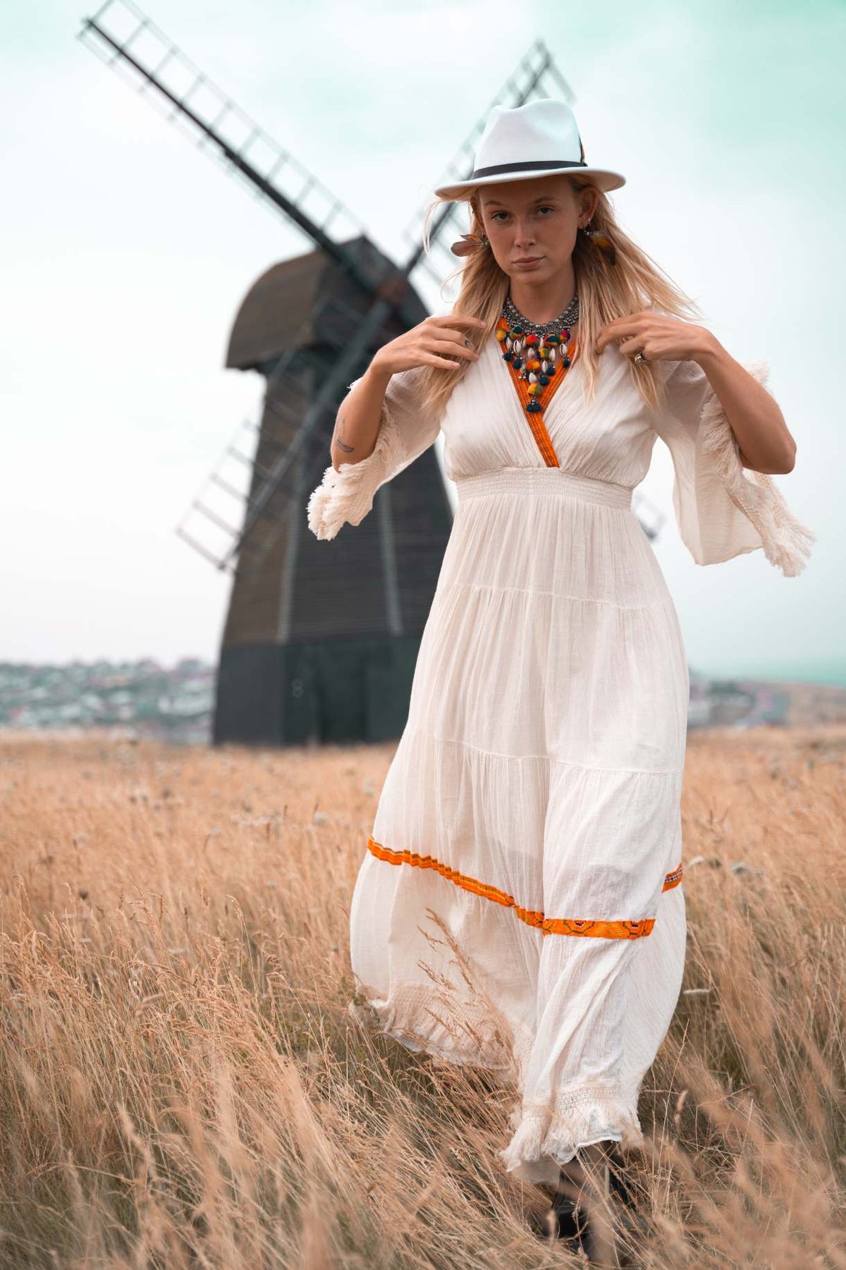 Delilah Dress Natural