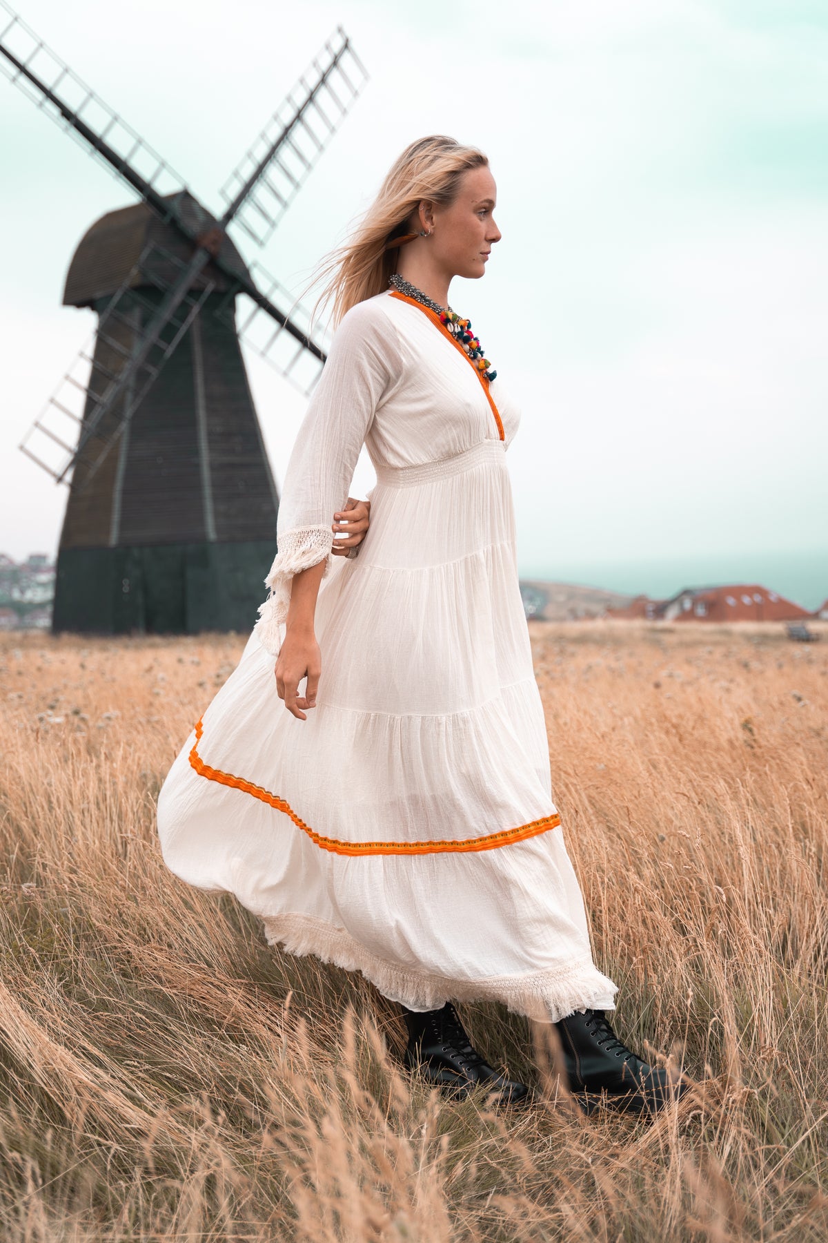 Delilah Dress Natural