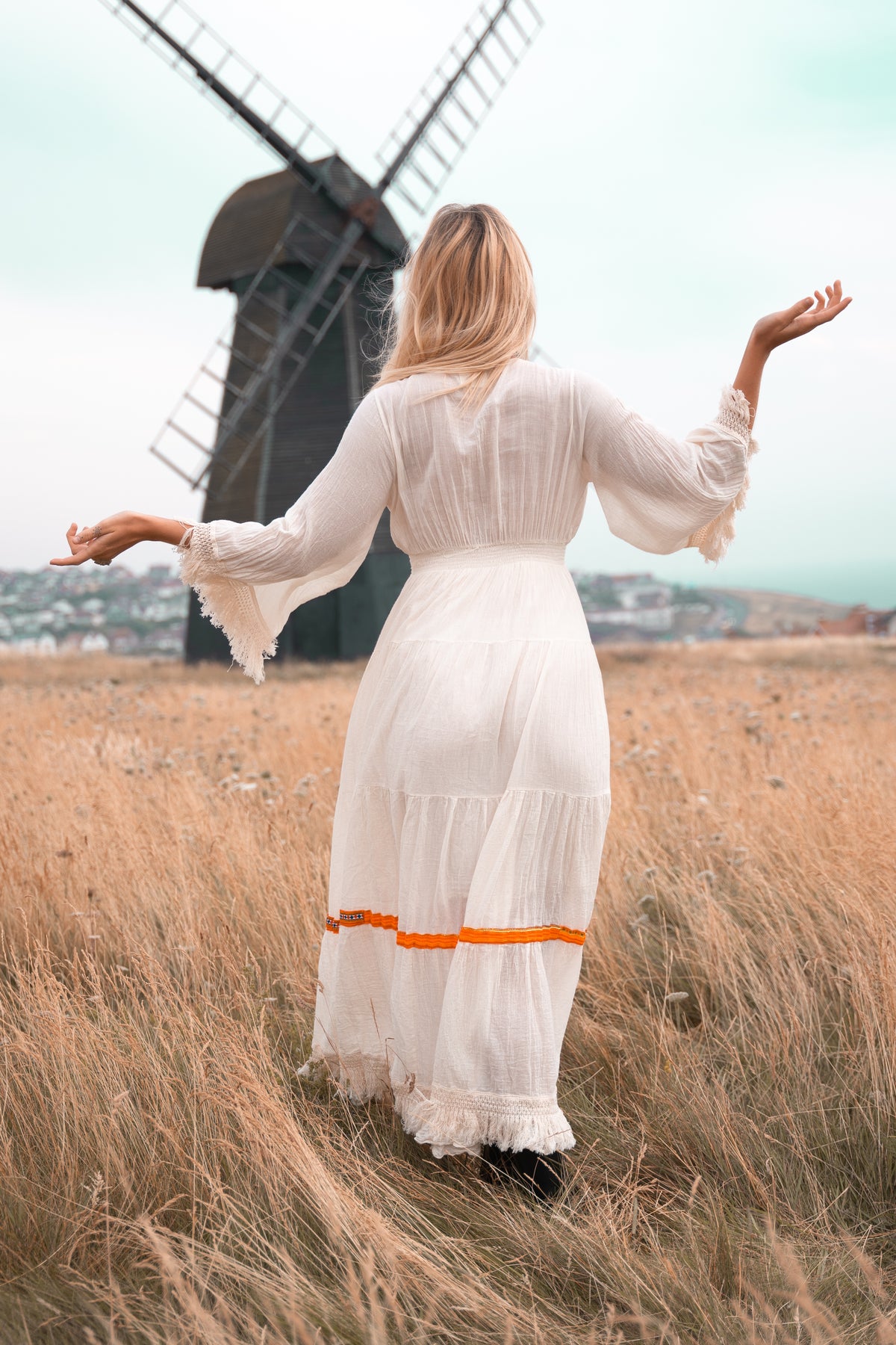 Delilah Dress Natural